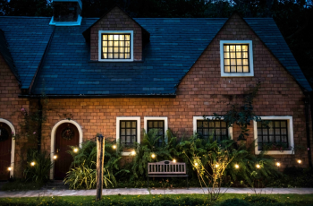 beautiful-red-brick-house-with-decorative-lights